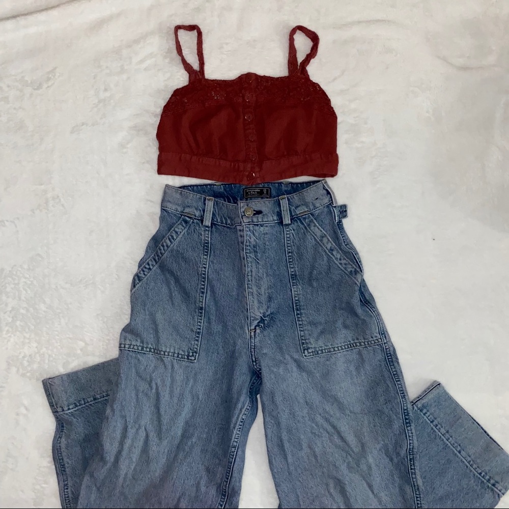 Abercrombie jeans & crop top